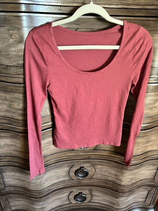 Splendid Tops - Splendid Long Sleeve Scoop Neck Top - Dusty Rose